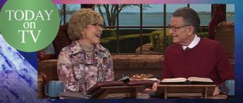 Today on TV Terri Copeland Pearsons and George Pearsons in studio